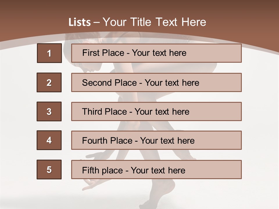 Cheerful Pose Cool PowerPoint Template