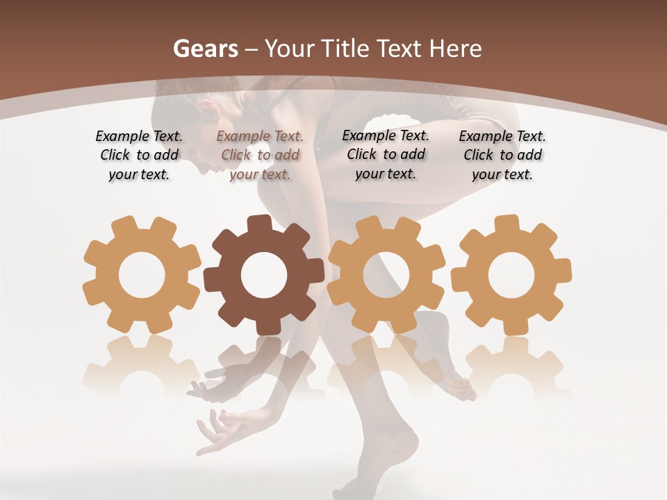 Cheerful Pose Cool PowerPoint Template