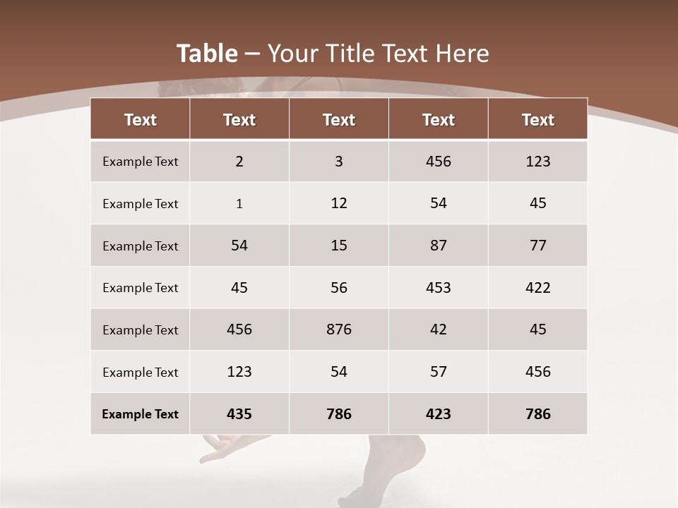 Cheerful Pose Cool PowerPoint Template