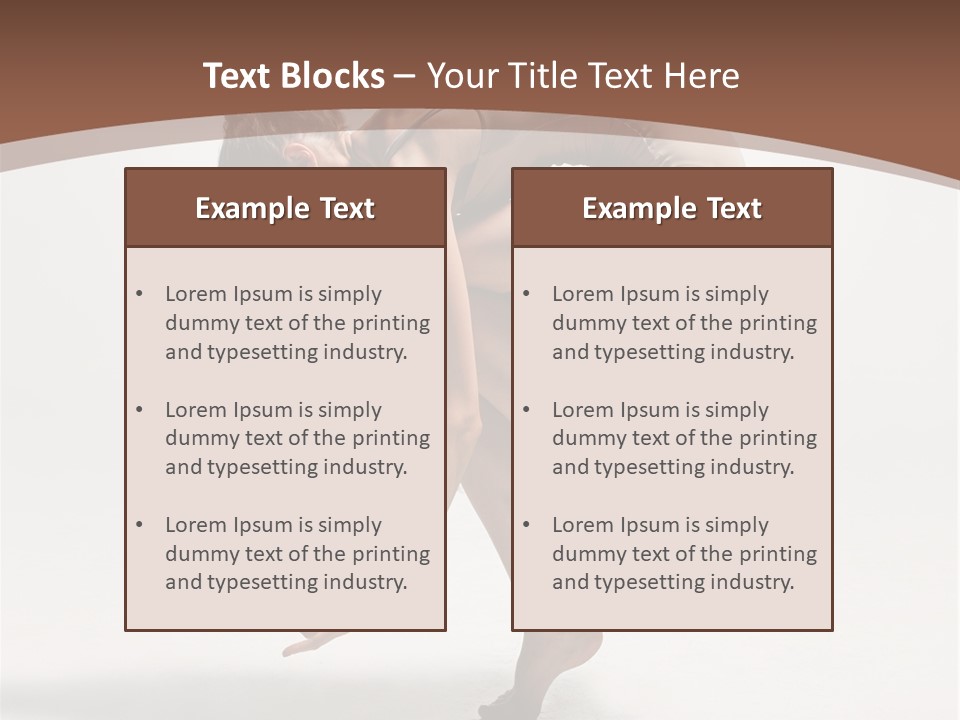 Cheerful Pose Cool PowerPoint Template