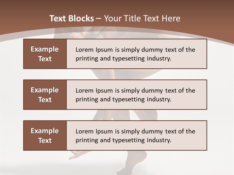 Cheerful Pose Cool PowerPoint Template