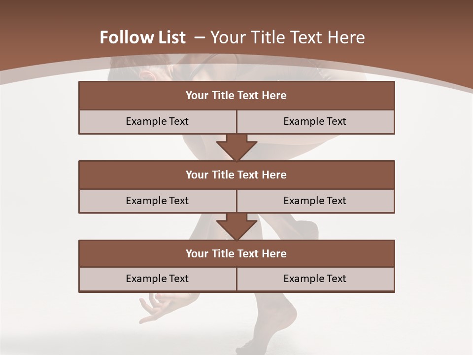Cheerful Pose Cool PowerPoint Template