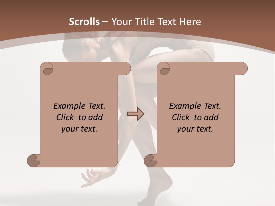 Cheerful Pose Cool PowerPoint Template