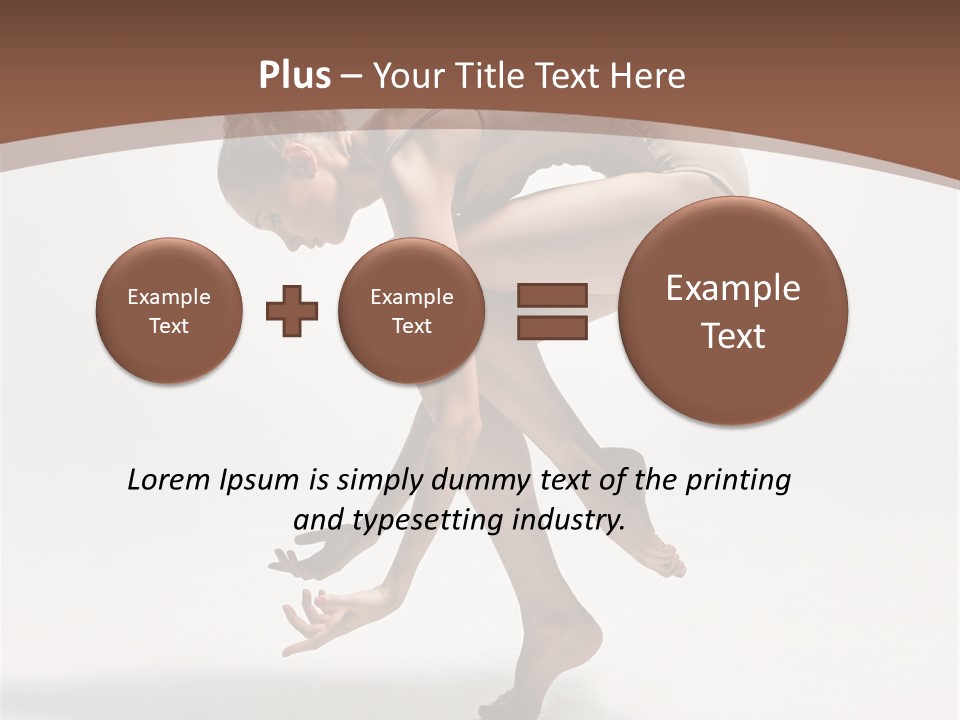 Cheerful Pose Cool PowerPoint Template
