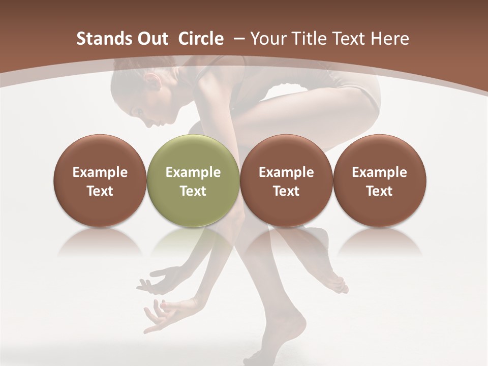 Cheerful Pose Cool PowerPoint Template