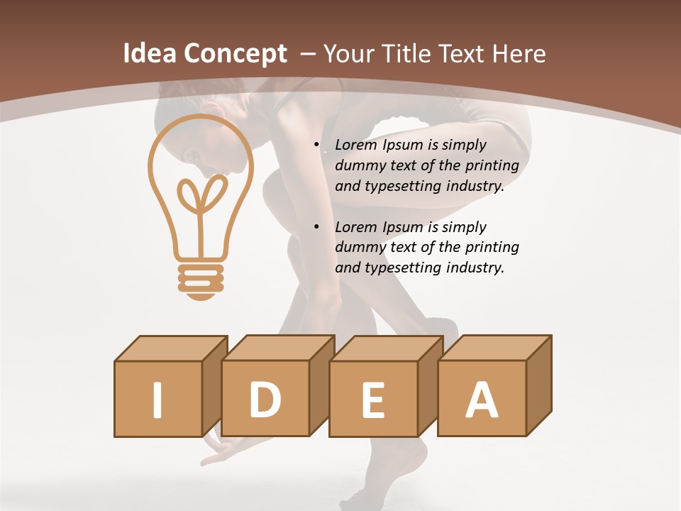 Cheerful Pose Cool PowerPoint Template