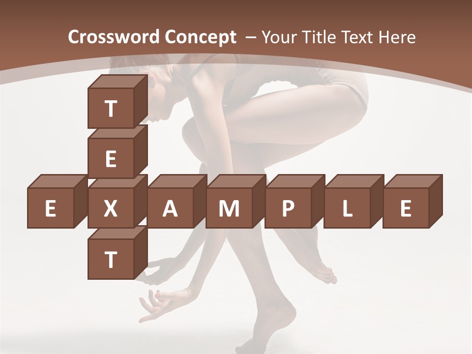 Cheerful Pose Cool PowerPoint Template