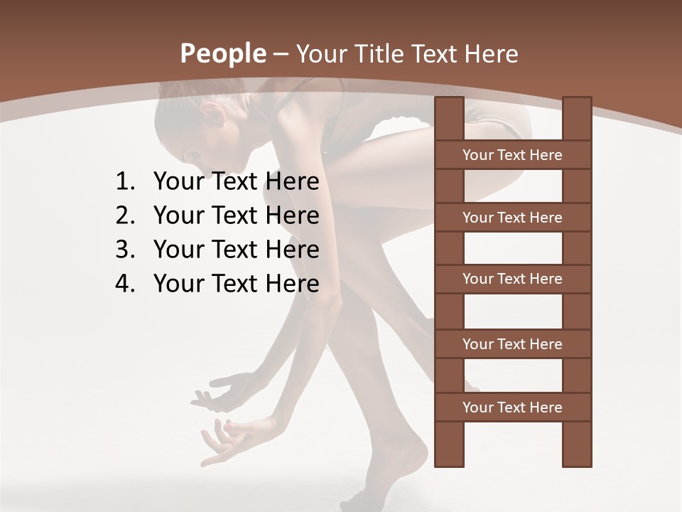 Cheerful Pose Cool PowerPoint Template