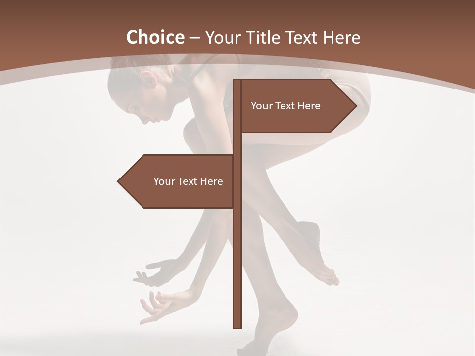 Cheerful Pose Cool PowerPoint Template