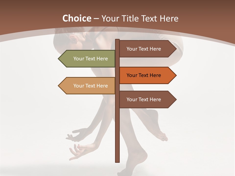 Cheerful Pose Cool PowerPoint Template