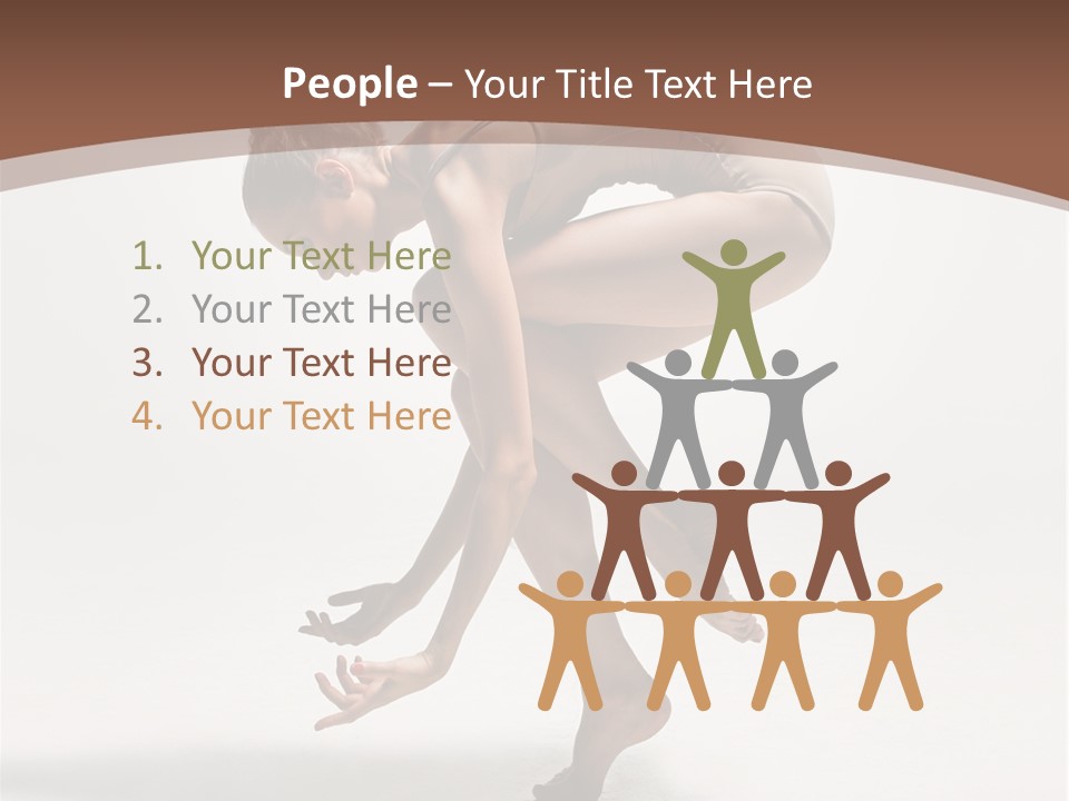 Cheerful Pose Cool PowerPoint Template