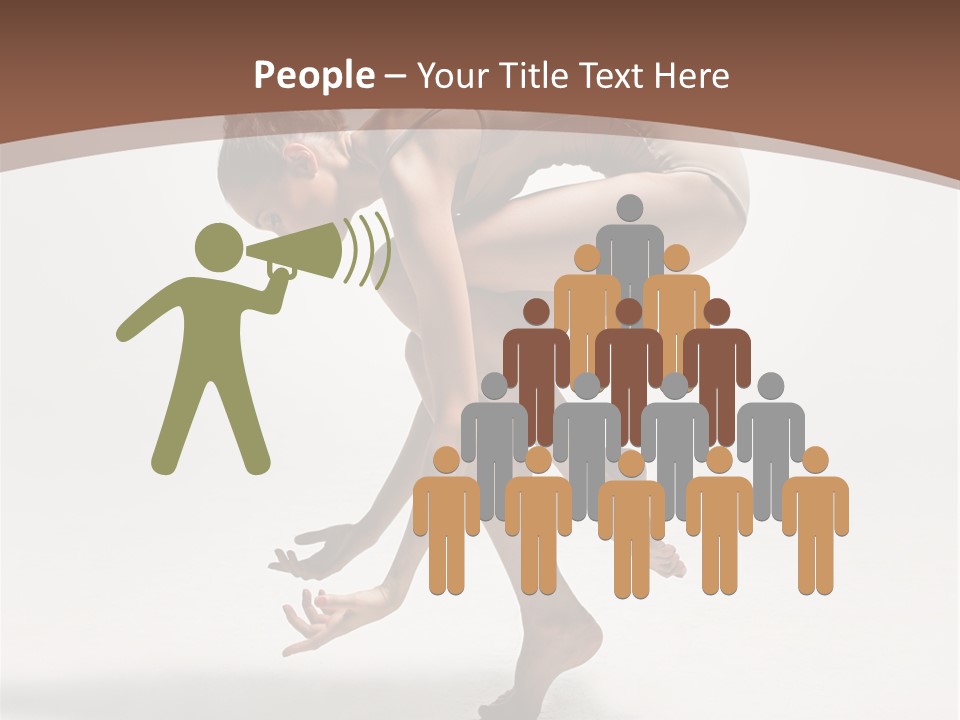 Cheerful Pose Cool PowerPoint Template