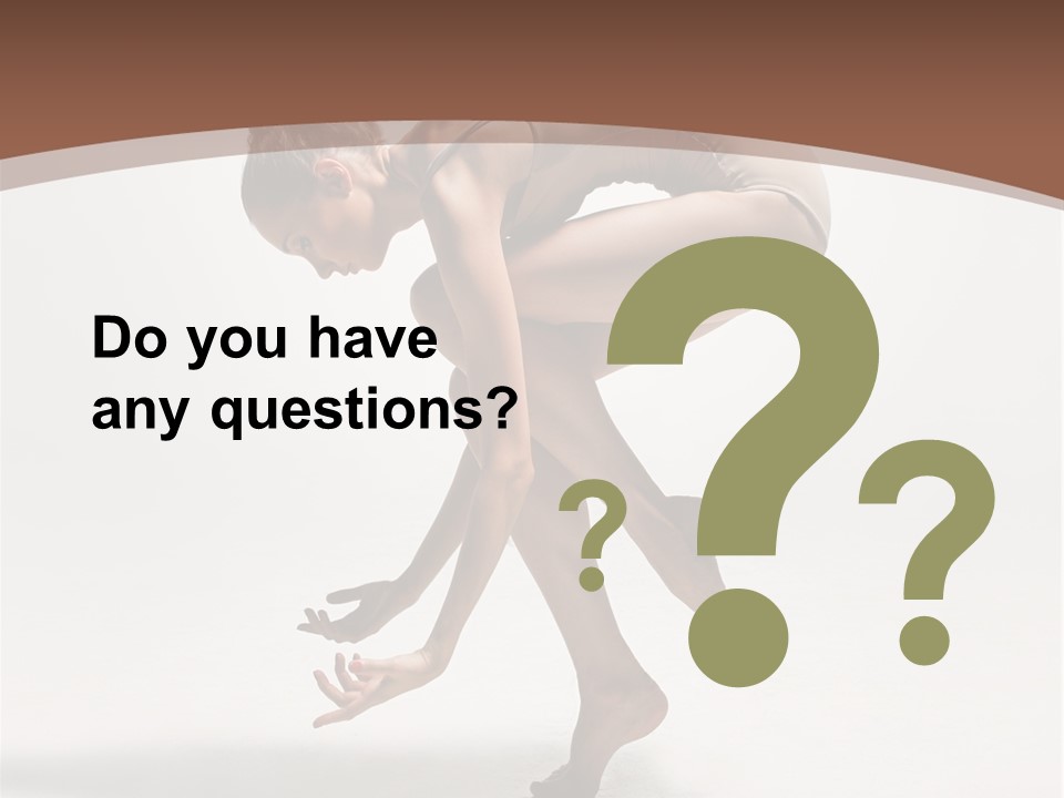 Cheerful Pose Cool PowerPoint Template