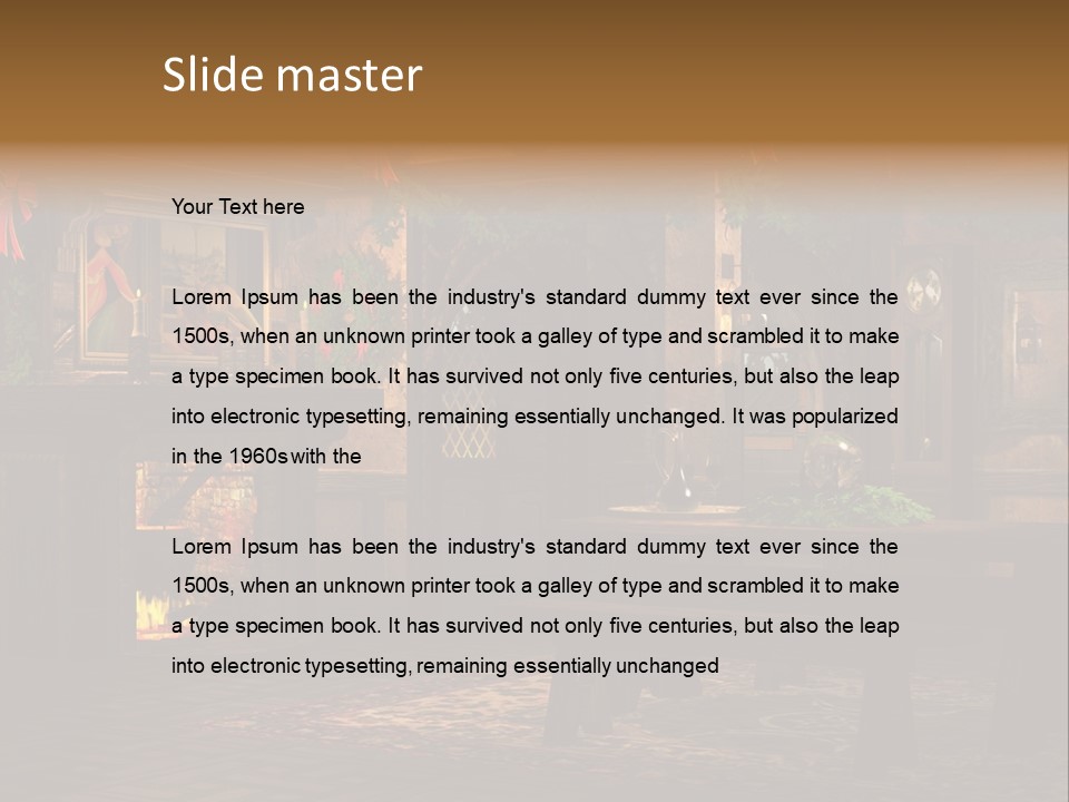 Tray Crystal Yuletide PowerPoint Template