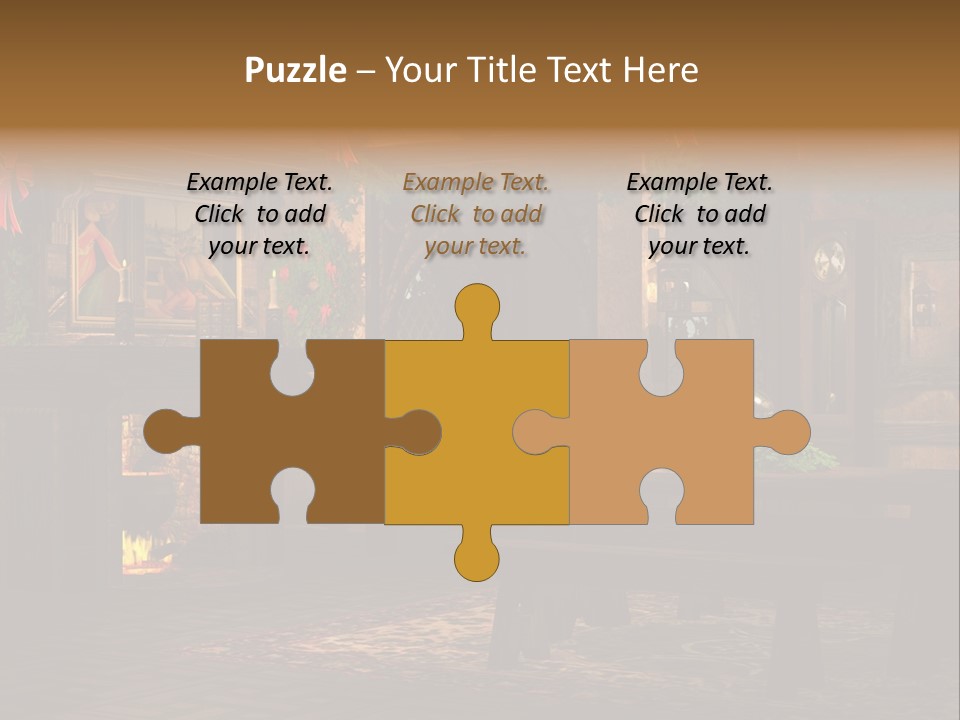 Tray Crystal Yuletide PowerPoint Template