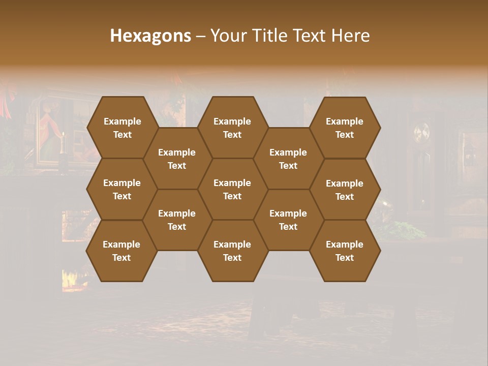 Tray Crystal Yuletide PowerPoint Template