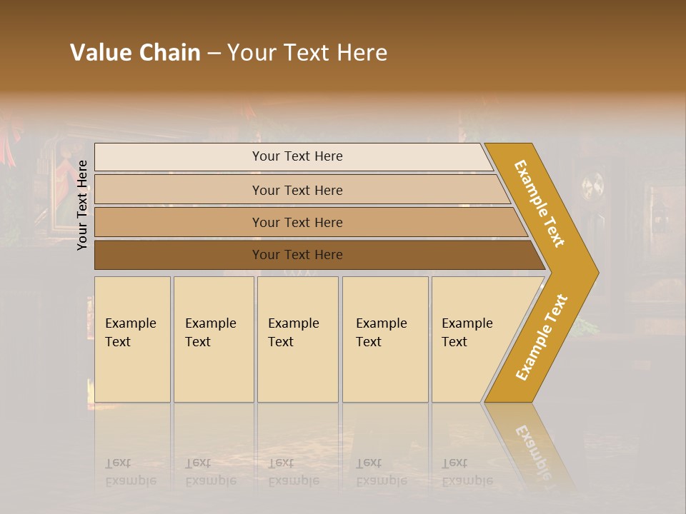 Tray Crystal Yuletide PowerPoint Template