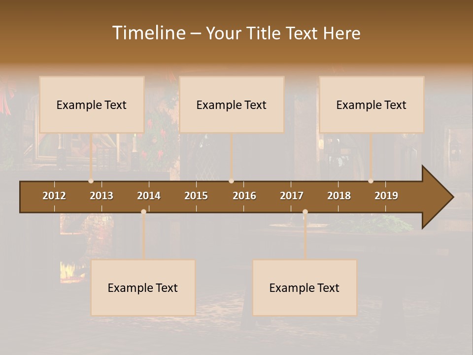 Tray Crystal Yuletide PowerPoint Template