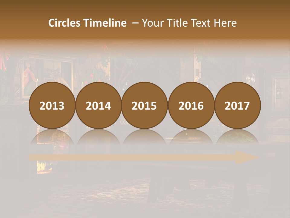 Tray Crystal Yuletide PowerPoint Template