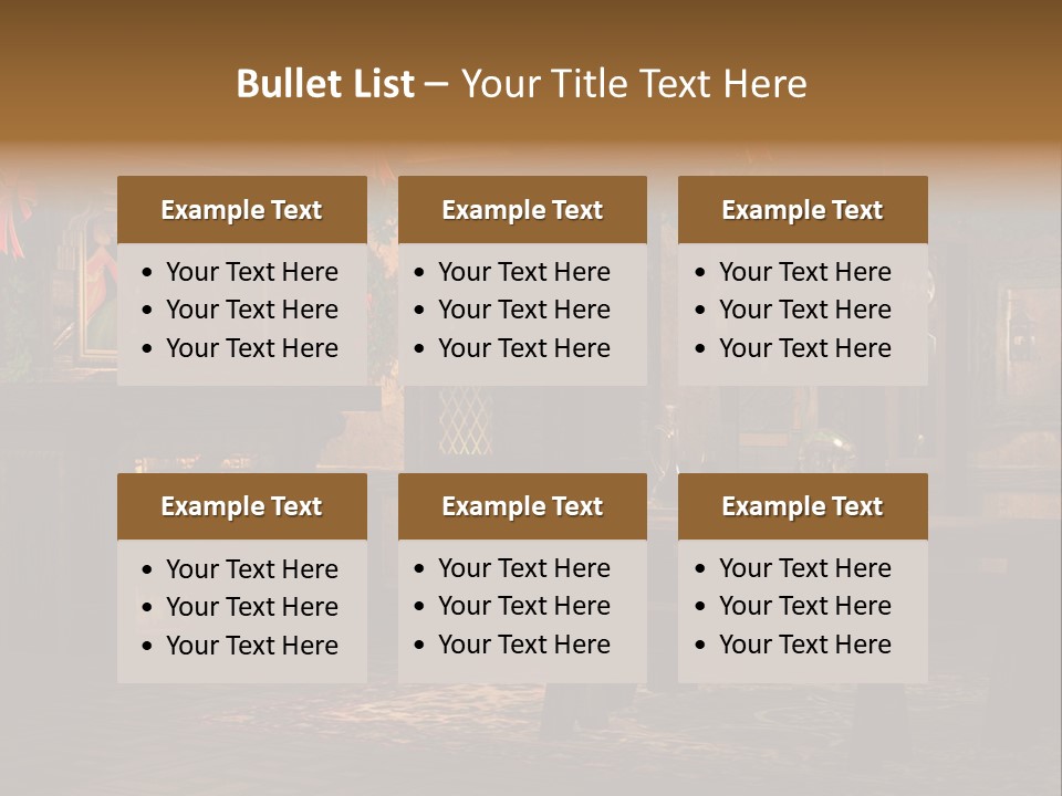 Tray Crystal Yuletide PowerPoint Template