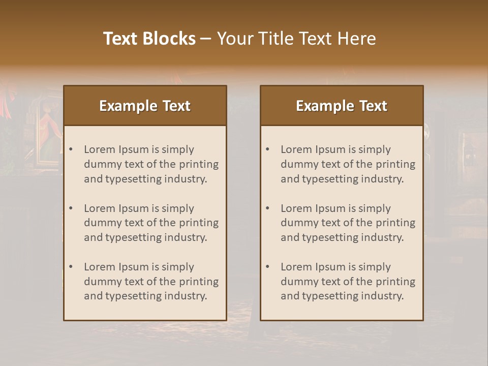 Tray Crystal Yuletide PowerPoint Template