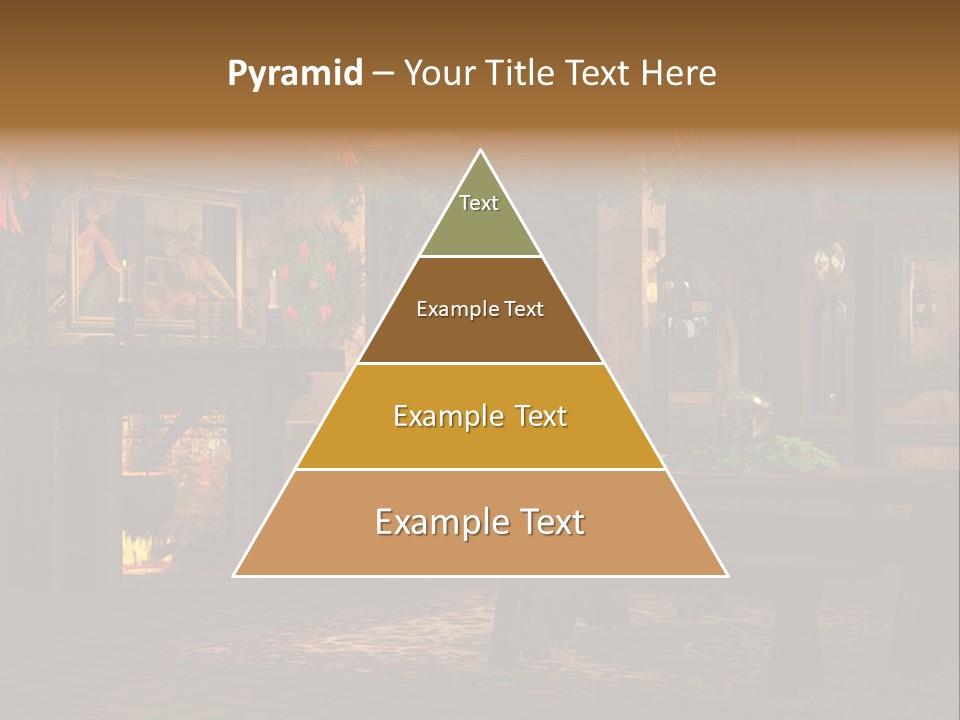 Tray Crystal Yuletide PowerPoint Template