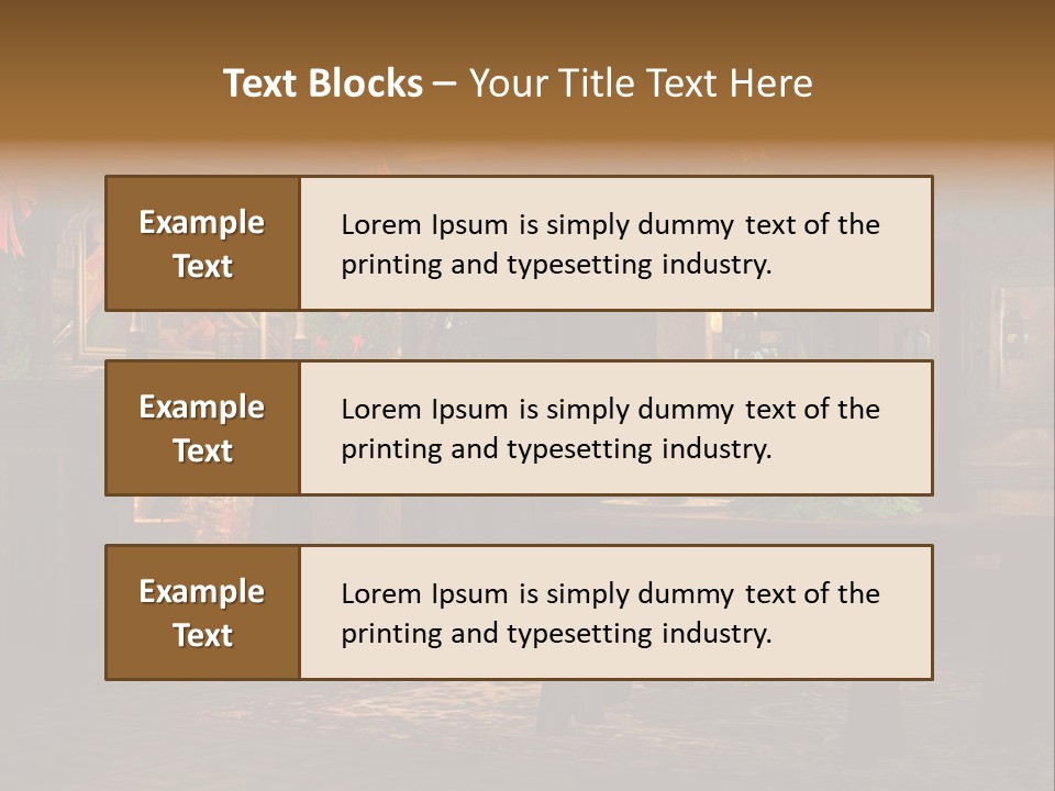 Tray Crystal Yuletide PowerPoint Template