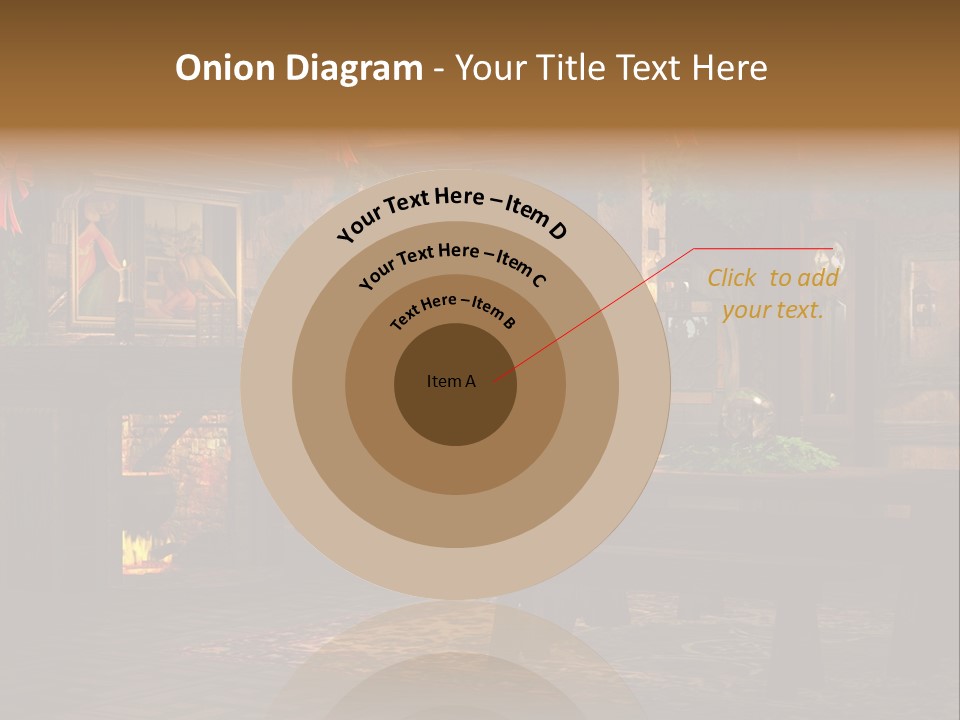 Tray Crystal Yuletide PowerPoint Template