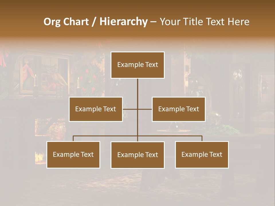 Tray Crystal Yuletide PowerPoint Template