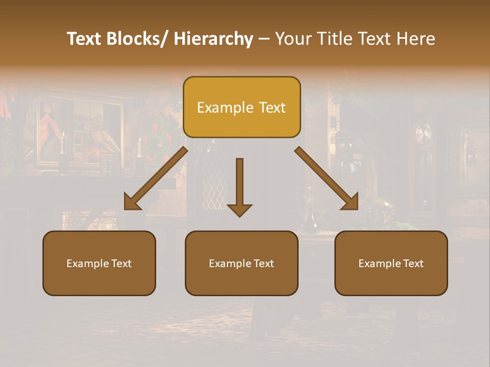 Tray Crystal Yuletide PowerPoint Template