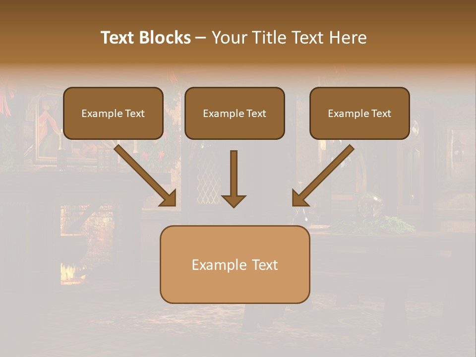 Tray Crystal Yuletide PowerPoint Template