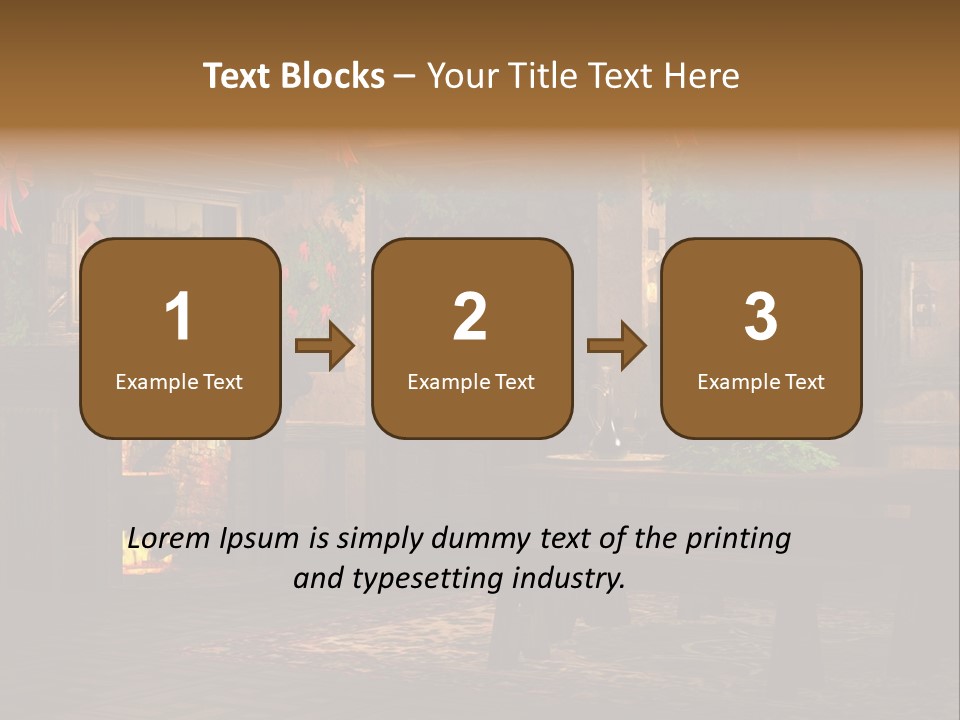 Tray Crystal Yuletide PowerPoint Template