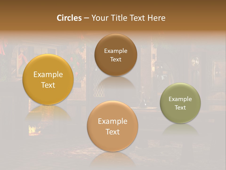 Tray Crystal Yuletide PowerPoint Template