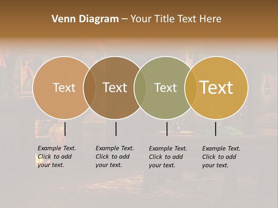 Tray Crystal Yuletide PowerPoint Template