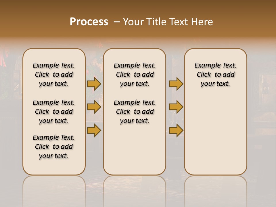 Tray Crystal Yuletide PowerPoint Template