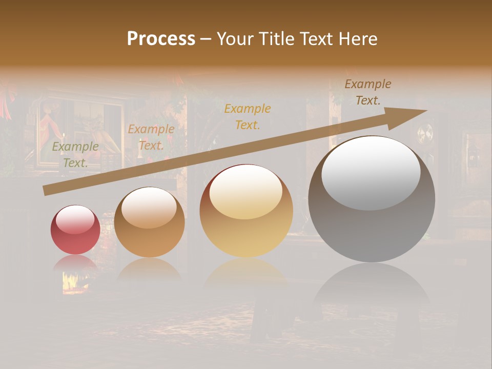 Tray Crystal Yuletide PowerPoint Template