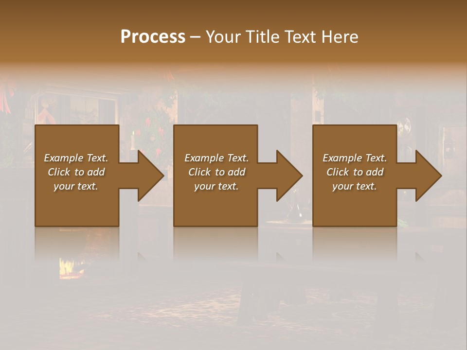 Tray Crystal Yuletide PowerPoint Template