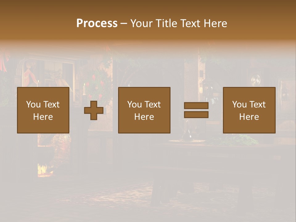 Tray Crystal Yuletide PowerPoint Template