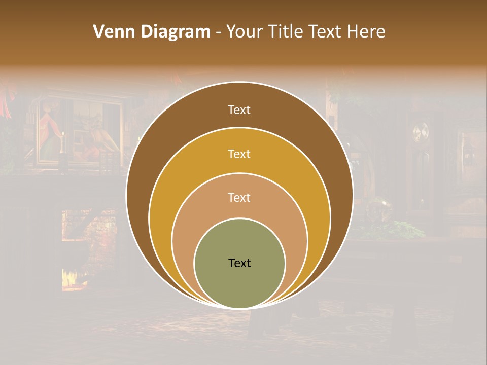 Tray Crystal Yuletide PowerPoint Template