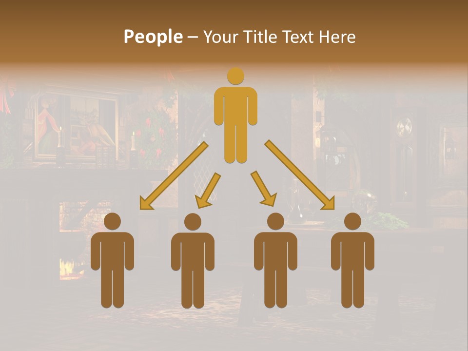 Tray Crystal Yuletide PowerPoint Template