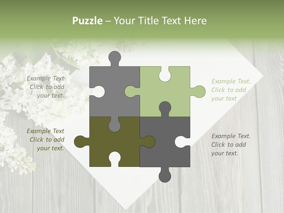 Tree Plant Outdoors PowerPoint Template
