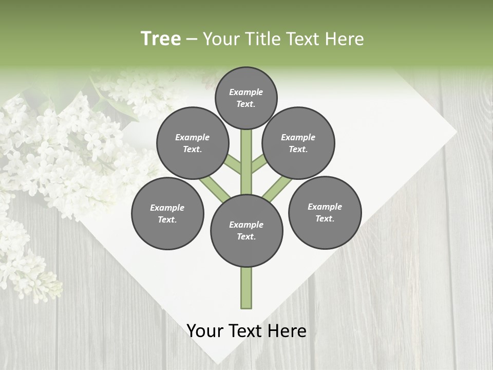 Tree Plant Outdoors PowerPoint Template