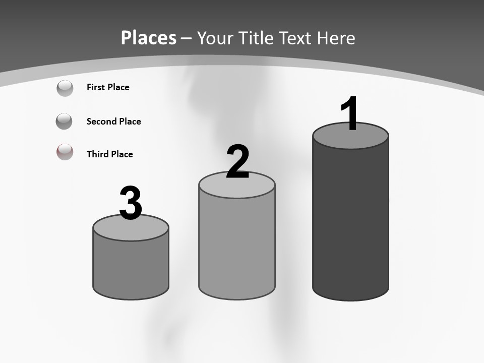 Shape Curtain Finger PowerPoint Template