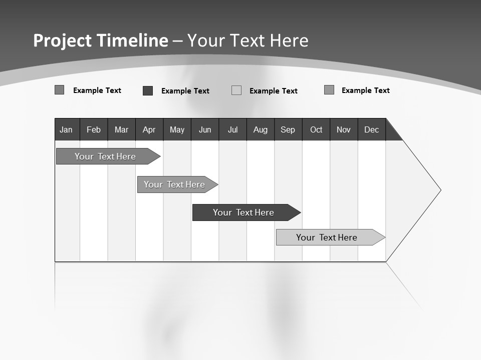 Shape Curtain Finger PowerPoint Template