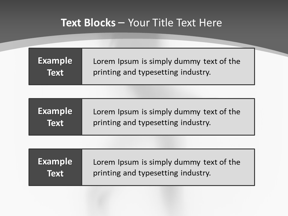 Shape Curtain Finger PowerPoint Template