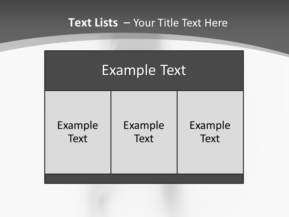 Shape Curtain Finger PowerPoint Template