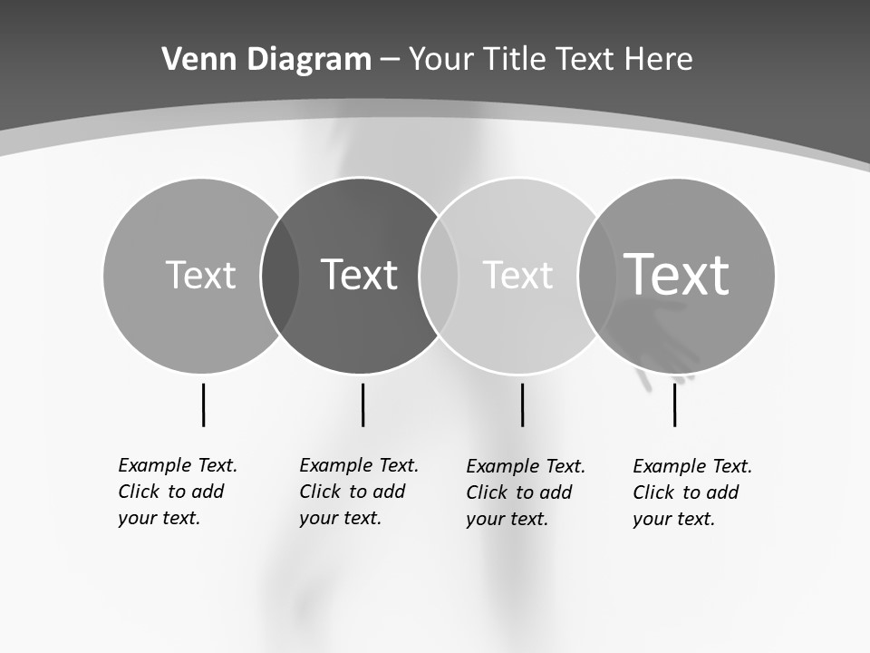 Shape Curtain Finger PowerPoint Template