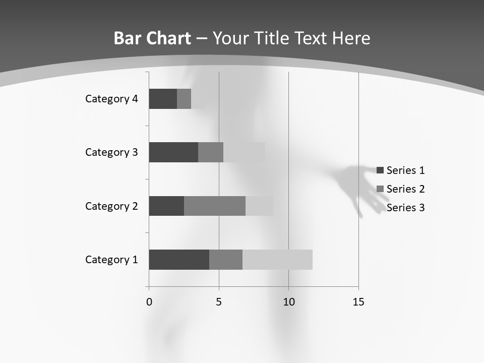 Shape Curtain Finger PowerPoint Template