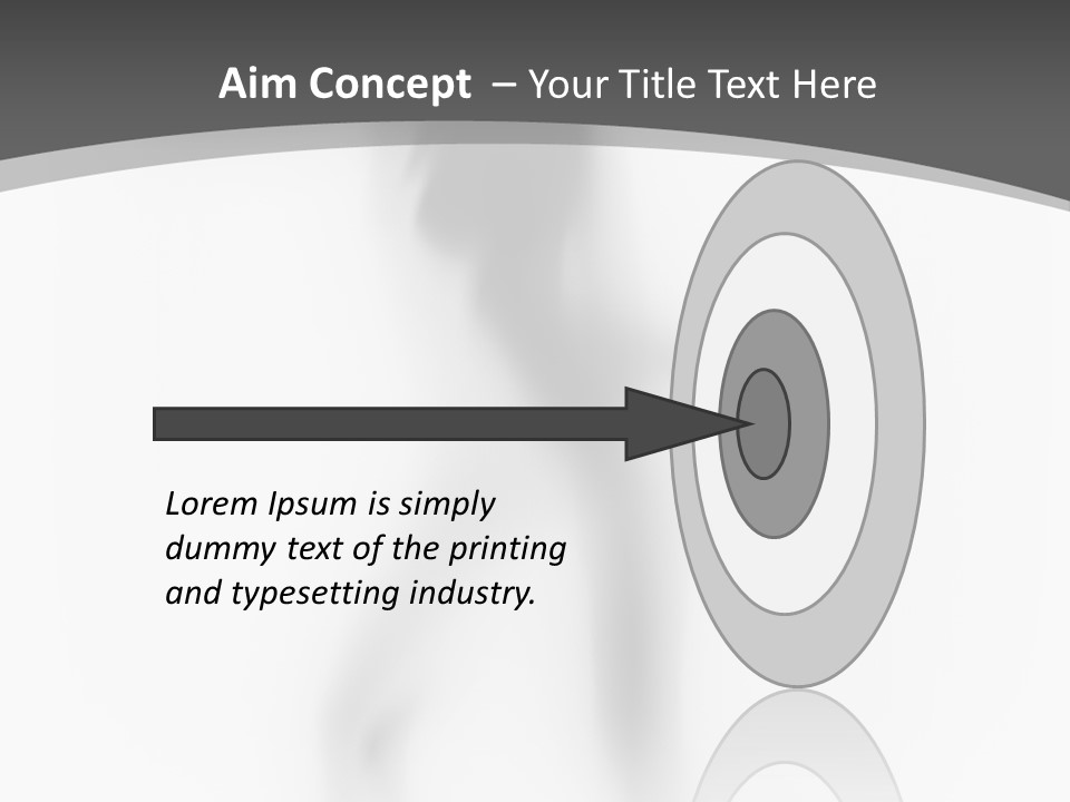 Shape Curtain Finger PowerPoint Template