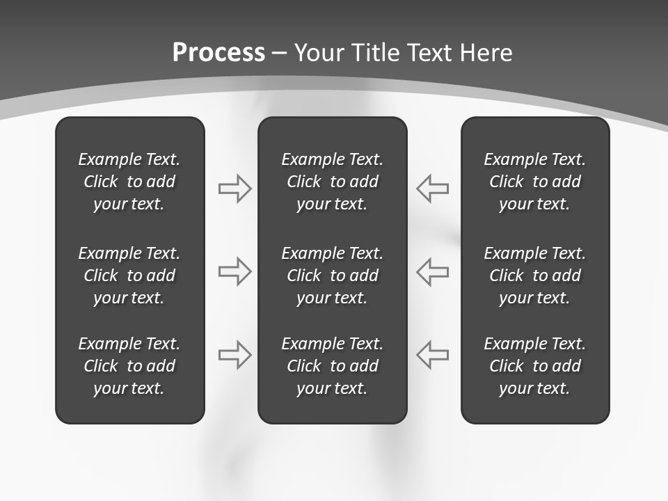 Shape Curtain Finger PowerPoint Template